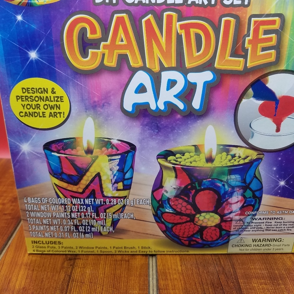 Creative Kids DIY Candle Art kit.